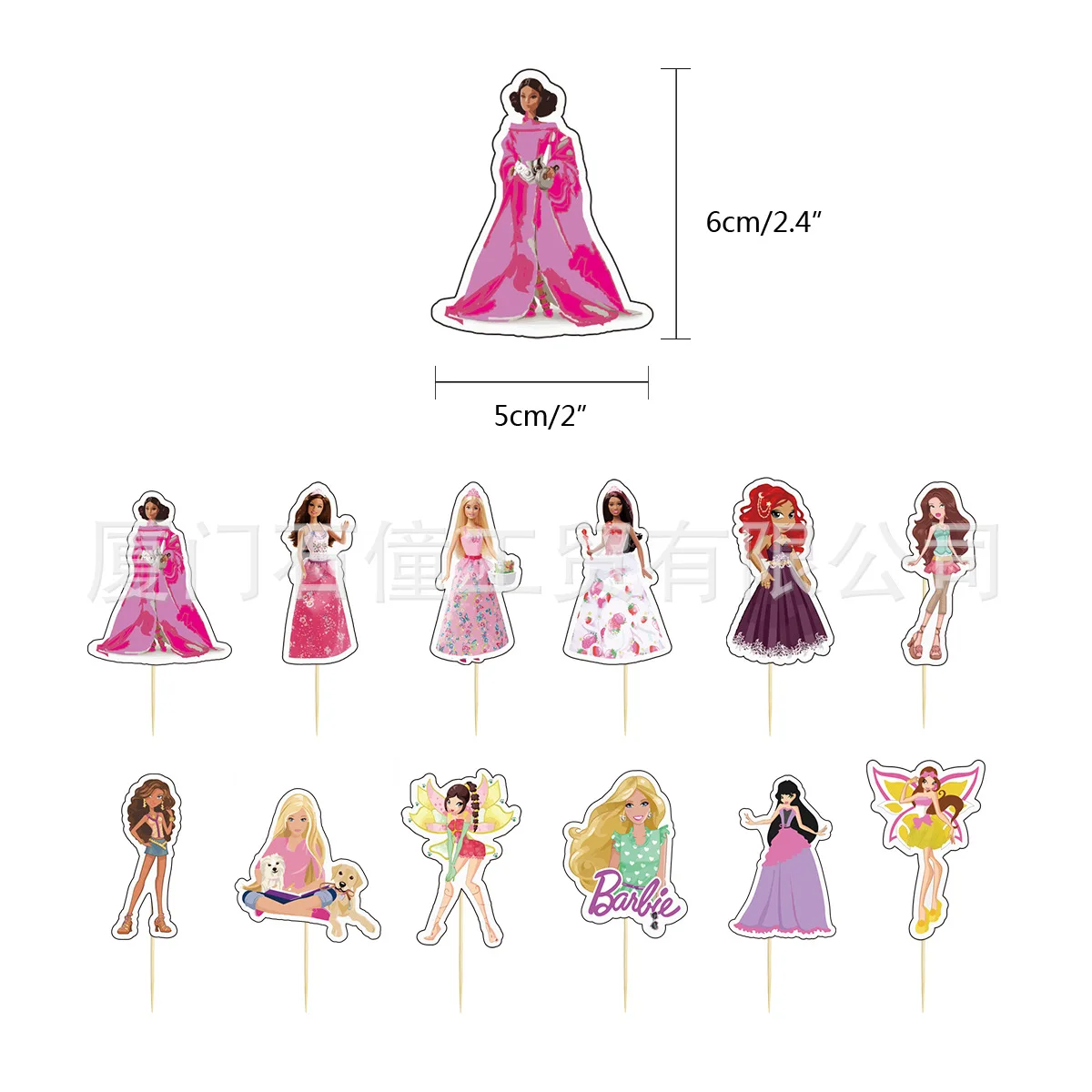 Princess Balloons Pink Lady Brabe Cute Party Supplies Happy Birthday Banner Baby Shower Decorations Kids Girl Cake Topper Toys | Дом и сад