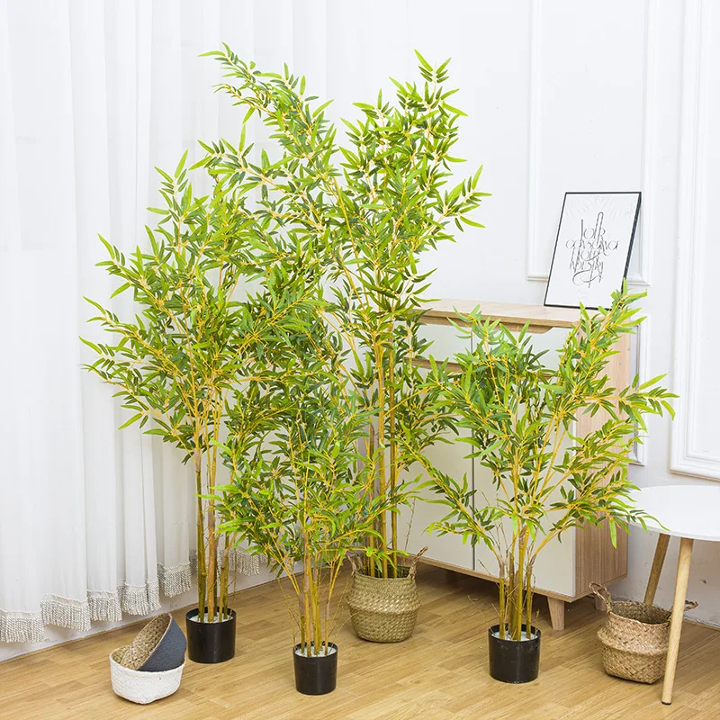 Planta Artificial grande con maceta para el hogar, Hotel, Campus, oficina, dise&ntilde;o de escena, decoraci&oacute;n de plantas falsas, novedad de 2022-1