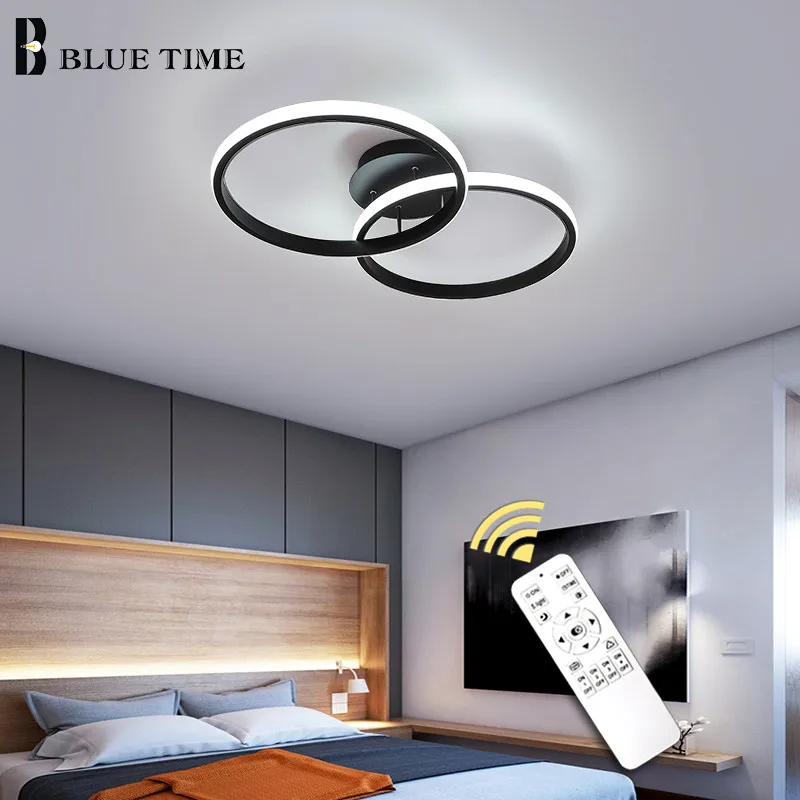 New Black White Ceiling Light For Bedroom Corridor Living room Dining Kitchen Dimmable Home Lighting Lamp Fixtures | Освещение