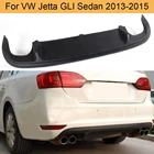 Автомобильный задний бампер диффузор спойлер для Volkswagen VW Jetta GLI Седан 4 двери 2013-2015 ABS черный задний диффузор губа