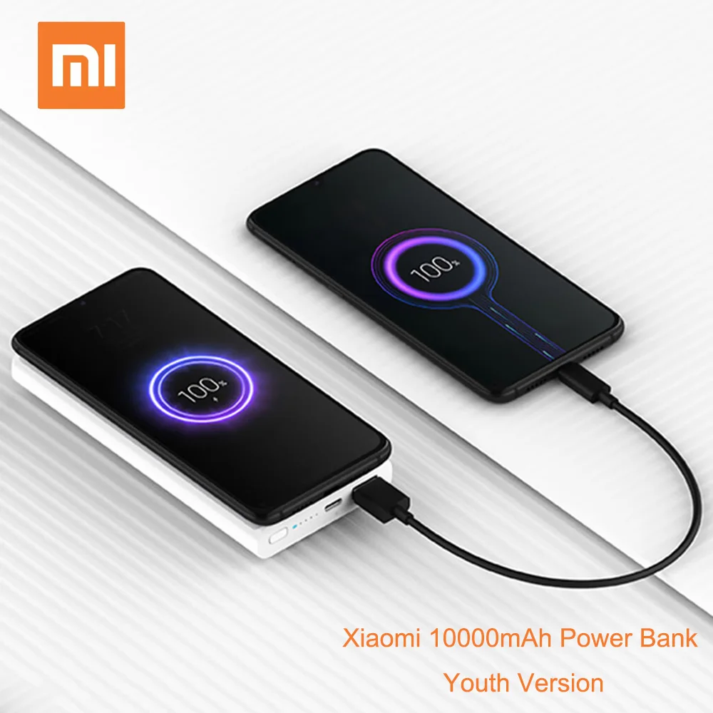 Xiaomi 10000mAh беспроводной банк питания WPB15ZM 10W Выход двухсторонняя Быстрая зарядка