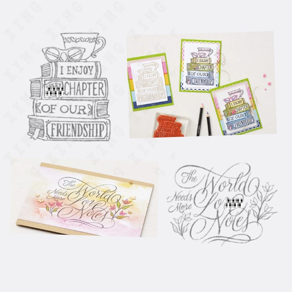 

World Love Notes металлические штампы силиконовые прозрачные штампы Diy ремесла формы Скрапбукинг Украшение альбома 3D папки для тиснения