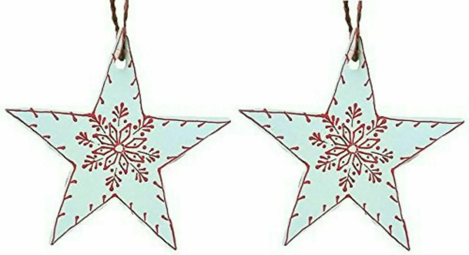 

Деревянное Рождественское украшение 4 дюйма набор из 2 chwt18