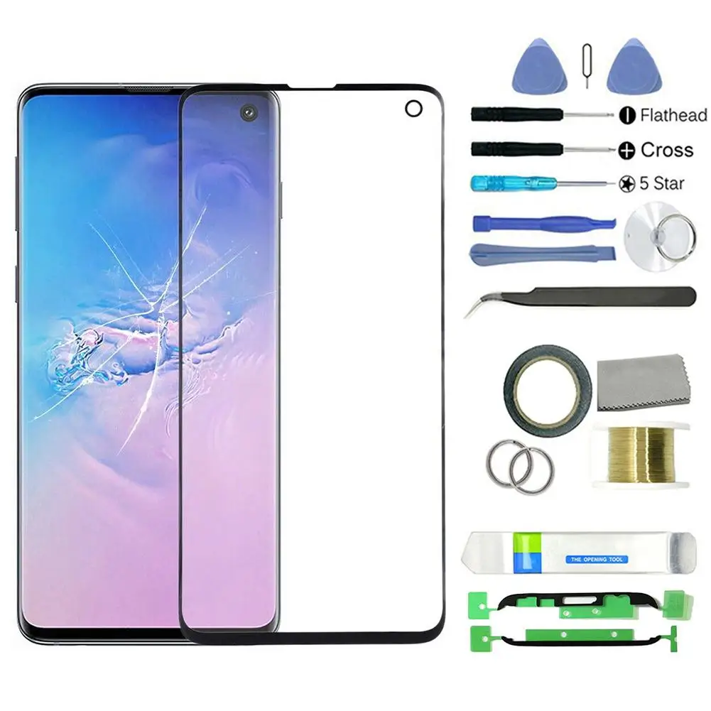 Outer Front Glass Lens Screen Replacement Repair Tools Kit for Samsung Galaxy S8/S10e/S10/S9 | Мобильные телефоны и