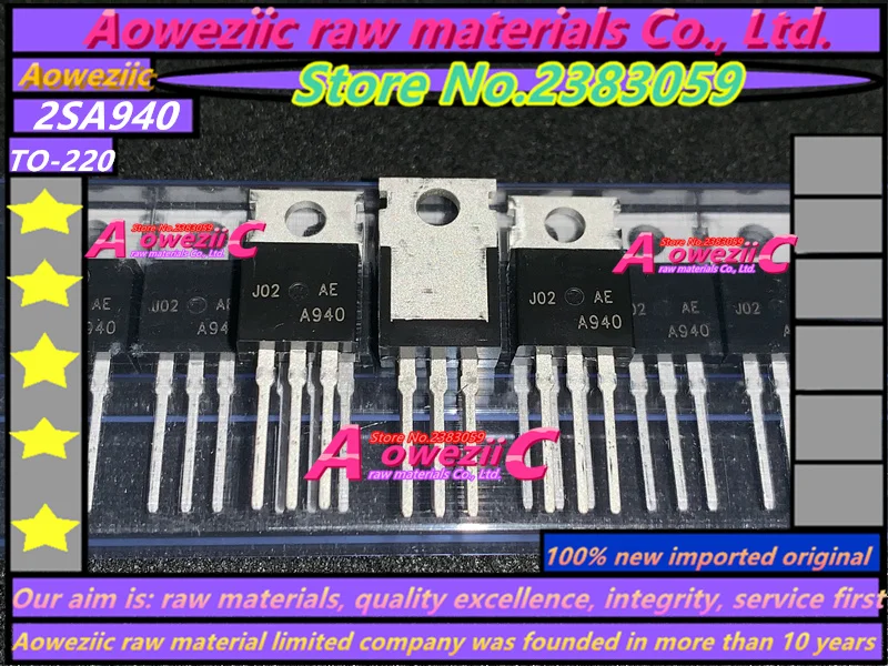 Aoweziic 2019 + 100% новый импортный оригинальный 2SC2073 2SA940 A940 C2073 TO-220 аудио усилитель