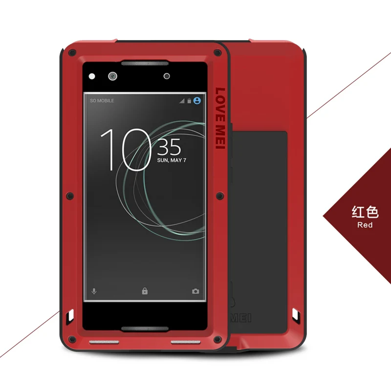 Чехол с полным покрытием 360 градусов для SONY Xperia XA1 ультра ударопрочный