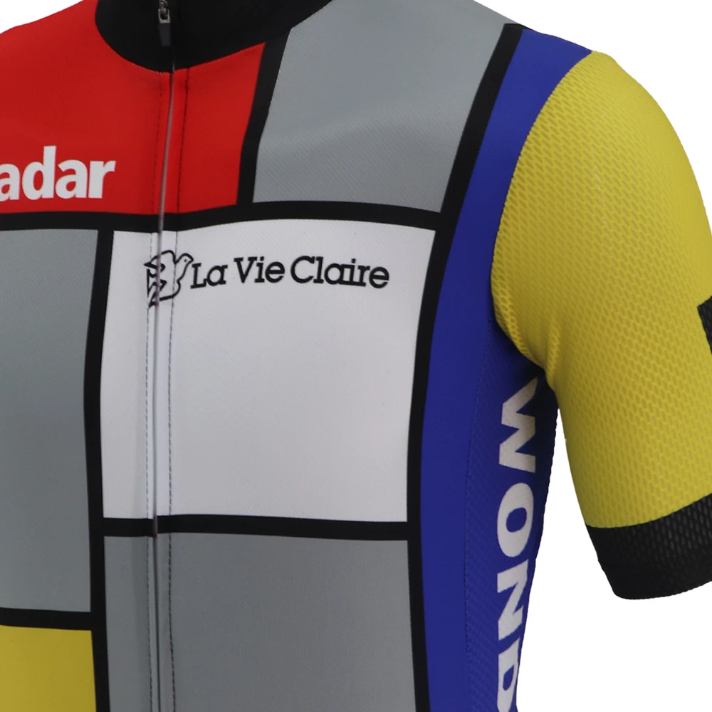 Summer hot Men's Classic Best La Vie Claire Retro Cycling Jersey Wonder Bicycle Clothes Road Mountain Bike Wear Wholesalers | Спорт и