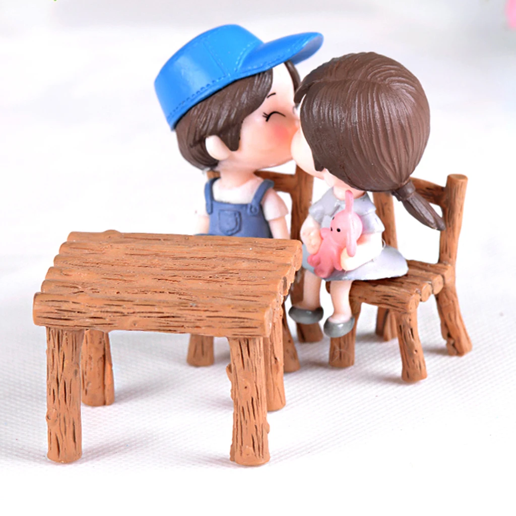 Смола Мини Миниатюрный украшения дома Цветущий сад микро пейзаж Декор для и сада