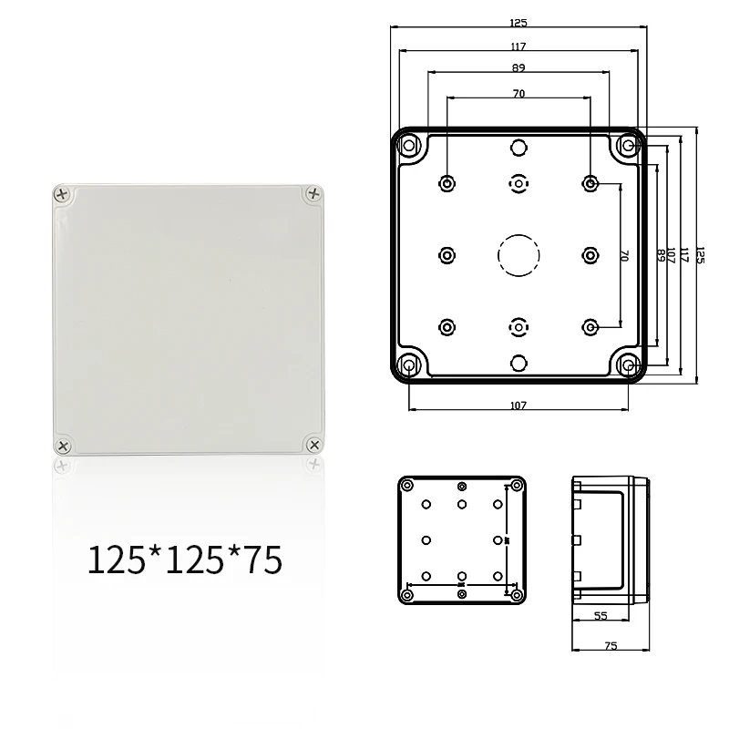 Водонепроницаемый пластиковый корпус для электронных проектов Чехол Коробка