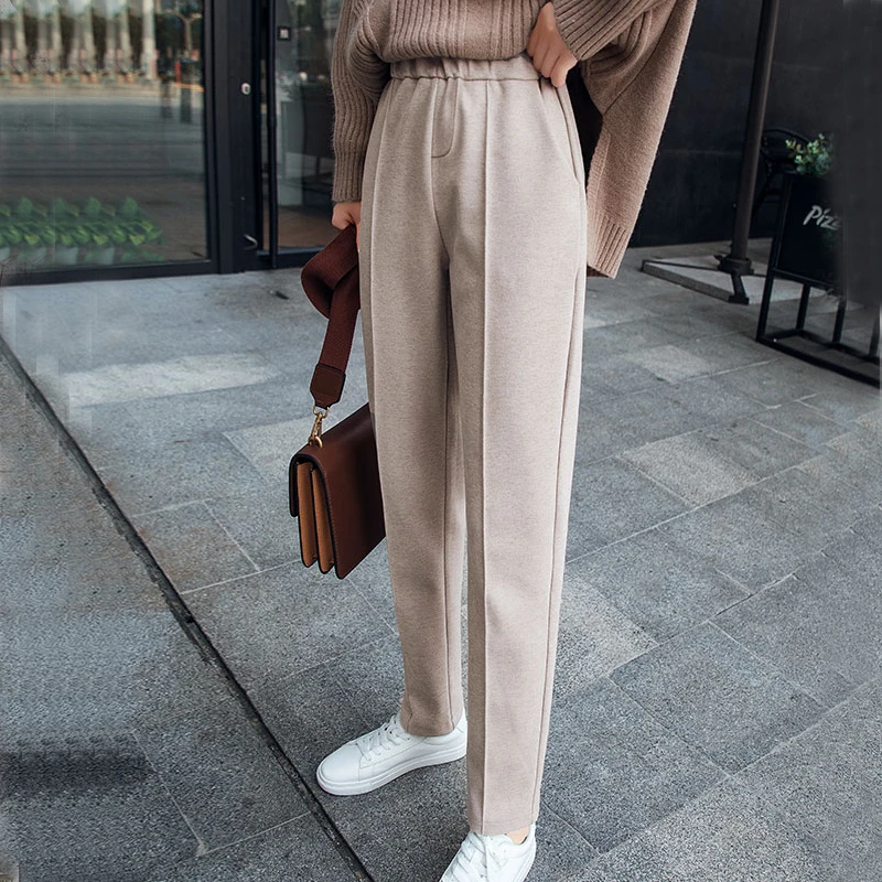 Женские свободные брюки-шаровары LIBERJOG повседневные широкие брюки из денима со