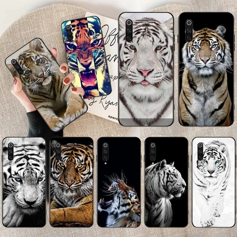 Милый Блестящий телефонный чехол PENGHUWAN с изображением животного тигра для Xiaomi Mi9
