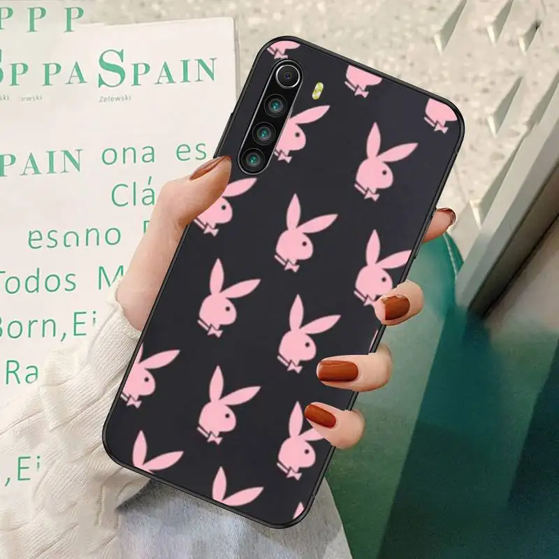 

Fashion Brand Playboy-compatible Phone Case For Redmi 7 8 9 A K20 30 Pro Note 8 9 Pro 9s