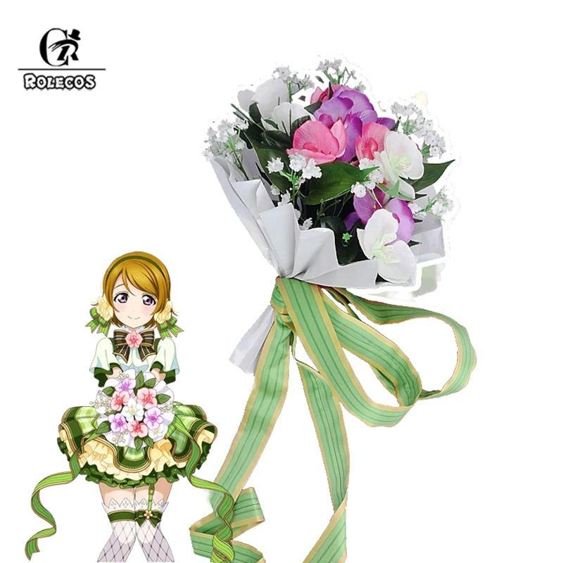 ROLECOS Lovelive Flower Bouquet Cosplay Flowers Yazawa Nico Nozomi Tojo Eli Rin Cosplay love live Bouquet Sonoda Umi Kotori Maki