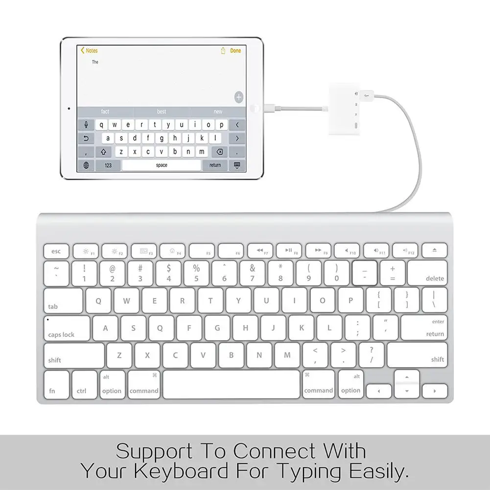 4 в 1 адаптер Lightning для USB камеры SD/TF кардридер комплект IphoneX XS 8/7 Ipad 3 0 OTG кабель 8
