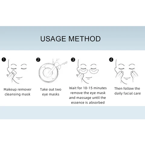 ARTISCARE Гиалуроновая кислота + коллагеновая маска для глаз с золотом, 2 шт.