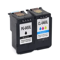 2pcs pg645 pg645xl pg 645 cl646 cl646xl compatible ink cartridges for canon pixma mg2460 mg2560 mg2960 mg2965 mg 2460 mg2500