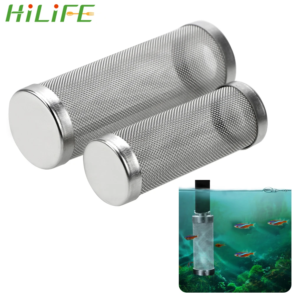 Специальный фильтр HILIFE для креветок цилиндрический размера S/L сетка притока