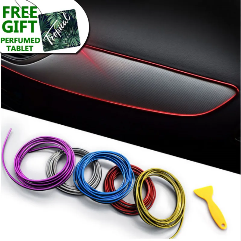 

For Mercedes Benz W201 A Class GLA W176 CLK W209 W202 W220 W204 W203 W210 W124 5M Car Styling Interior Accessories Strip Sticker