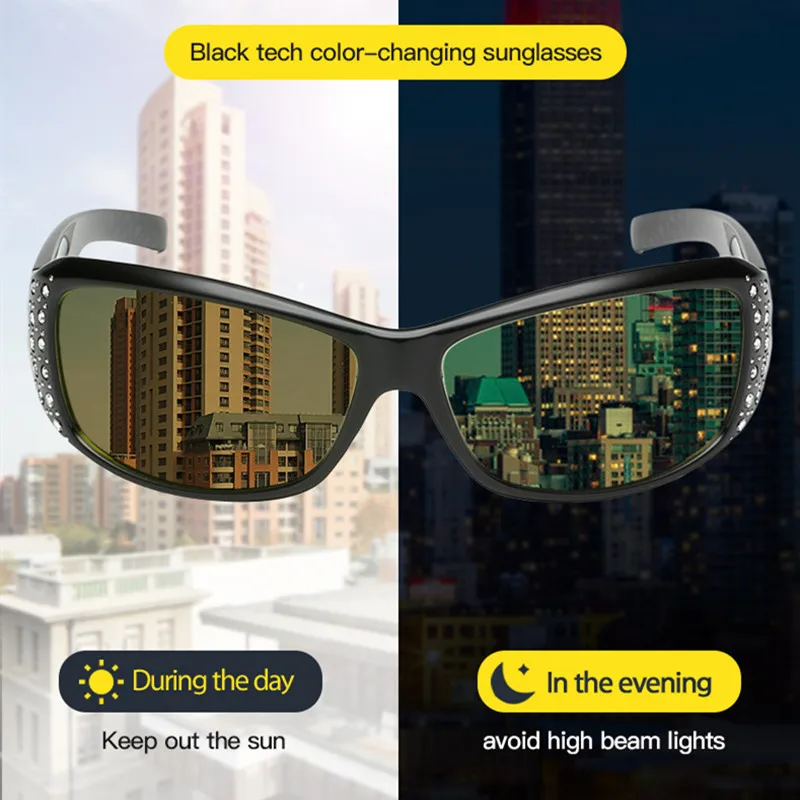 Женские и мужские очки ночного видения Nocturna поляризационные антибликовые линзы