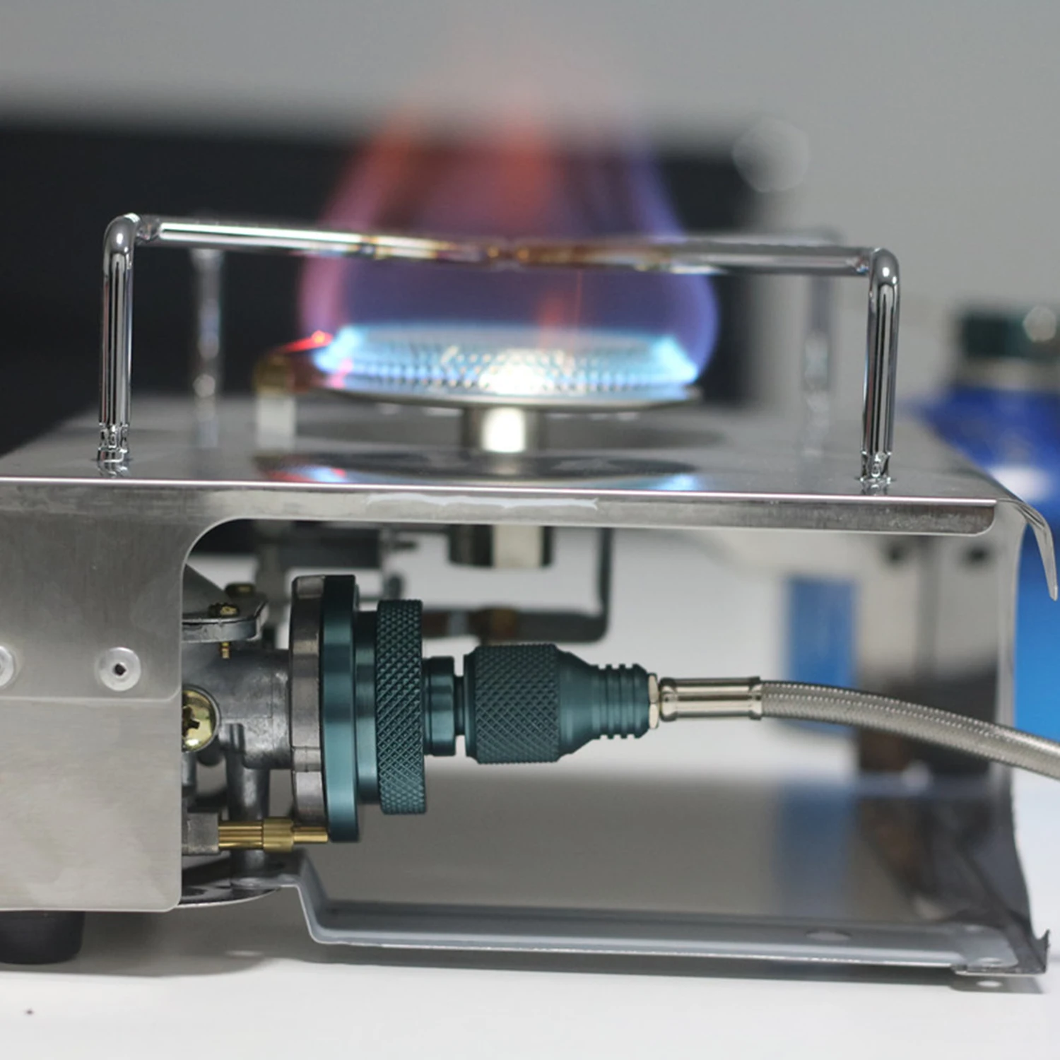 Адаптер для газового бака плоский адаптер шланга походов кемпинга пикника печи