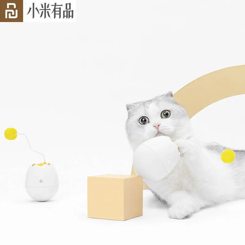 

Youpin Furrytail электронная движущаяся игрушка для кошек умные интерактивные игрушки домашние животные Забавный спутник вращающийся интерактив...