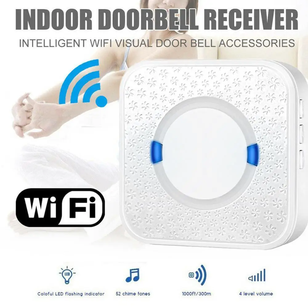 

Indoor Doorbell Smart Wireless WiFi Indoor Doorbell Ding dong Door Bell Receiver UK/EU/US Plug