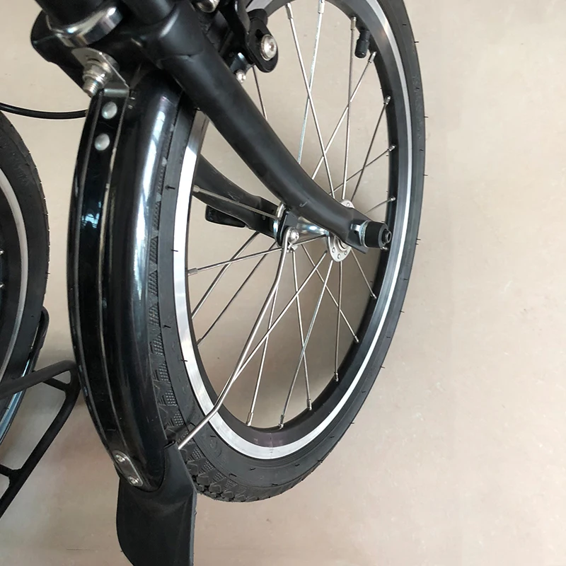 TWTOPSE титановый велосипедный брызговик для Brompton складной грязезащитный R L
