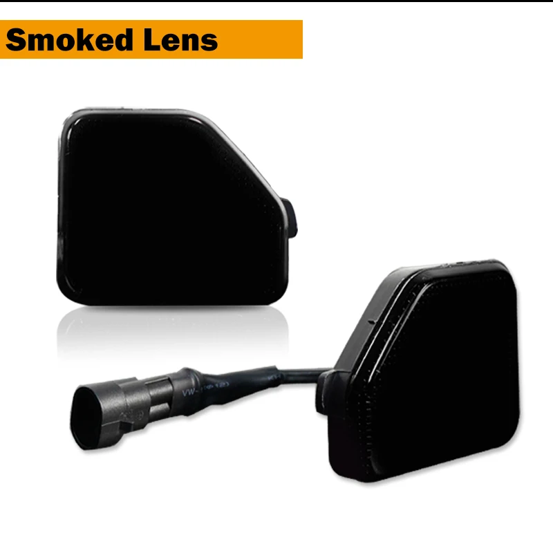 

Автомобильные светодиодные отражатели бампера с дымчатыми/красными линзами, функция задних/ходовых огней или задних противотуманных фар для 2018-up Jeep Wrangler JL