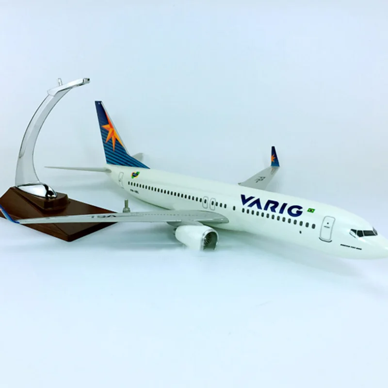 40 см литый под давлением самолёт масштаб 1/100 Боинг стандартная модель VARIG