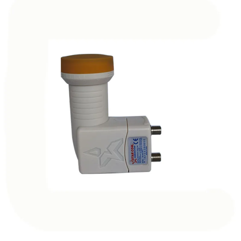 

KU band Dual Polarity Circular Twin Lnbf Universal Ku Band Twin Lnb L.O frequency 9.75GHz or 10.6GHz Good quality famous brand