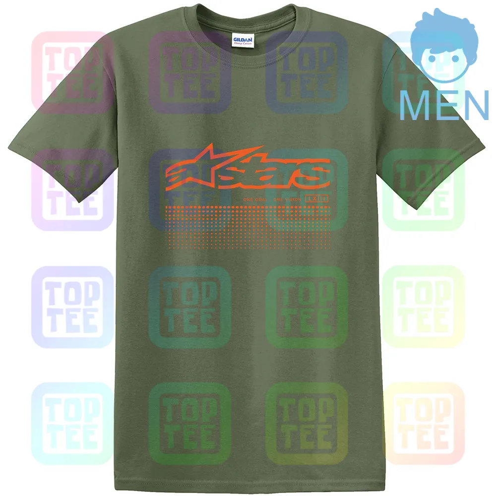 MEN-ARMY GREEN Alpine Star Uniflow футболка темно-синяя мужская все размеры - Цвет: MEN-ARMY GREEN