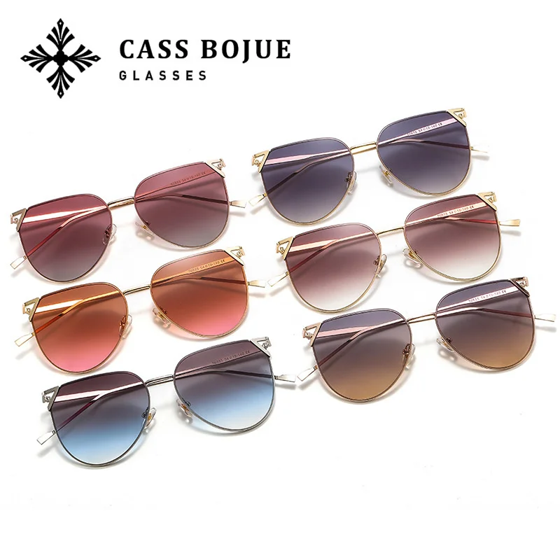 

New metal fashion men's and women's face trimming decorative Sunglasses ins Korean popular Sunglasses