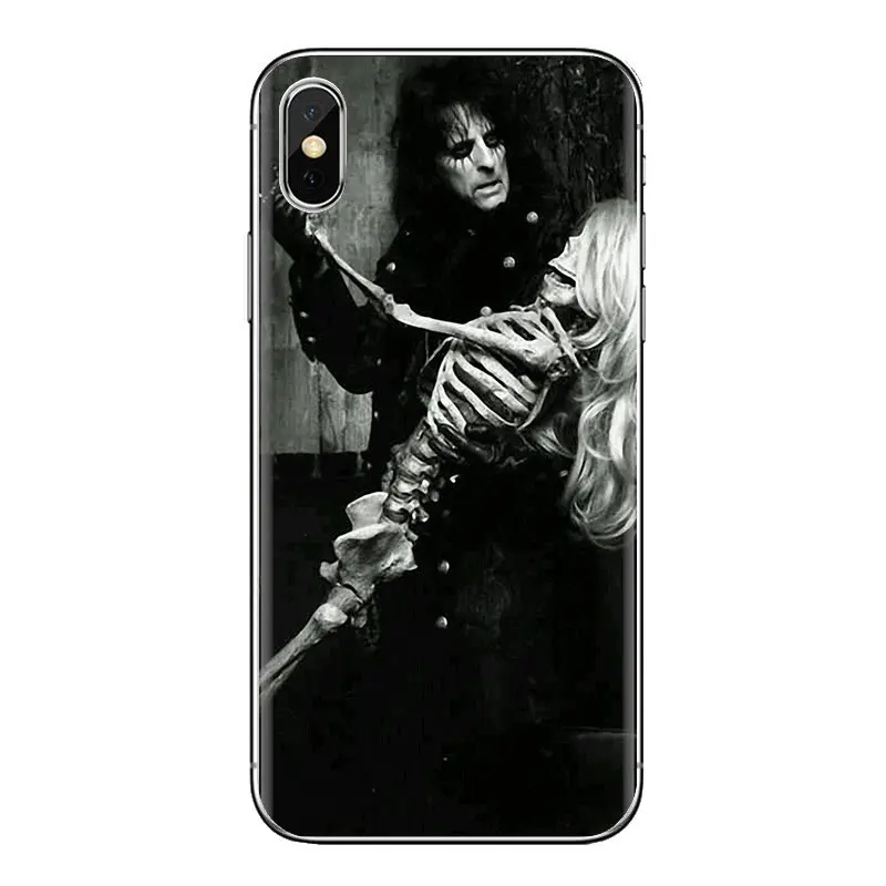 Мягкий корпус тяжелый металлический ремешок Alice Cooper для sony Xperia Z Z1 Z2 Z3 Z5 compact M2 M4 M5 E3