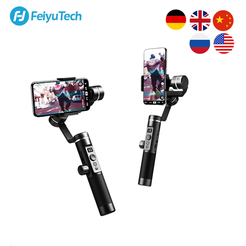 FeiyuTech SPG2 Gimbal 3 осевой Ручной Стабилизатор для смартфона iPhone X 8 7 OPPO Samsung ViVO телефоны