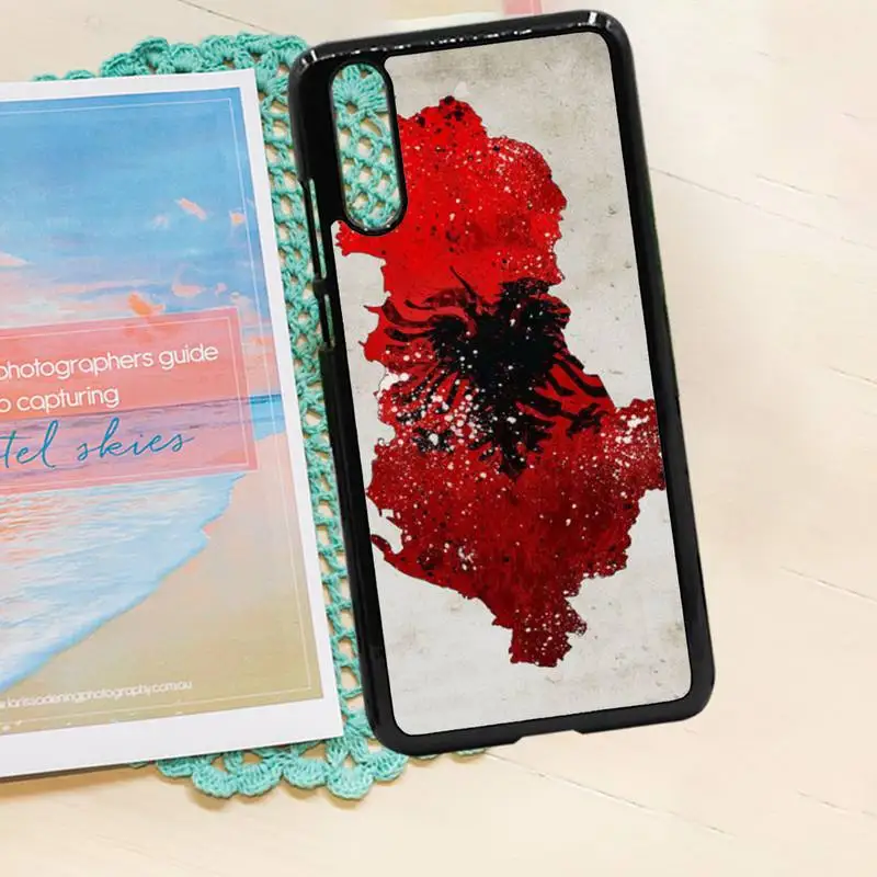 

Albania flag Symbol Phone Cases PC for iPhone 11 12 pro XS MAX 8 7 6 6S Plus X 5S SE 2020 XR