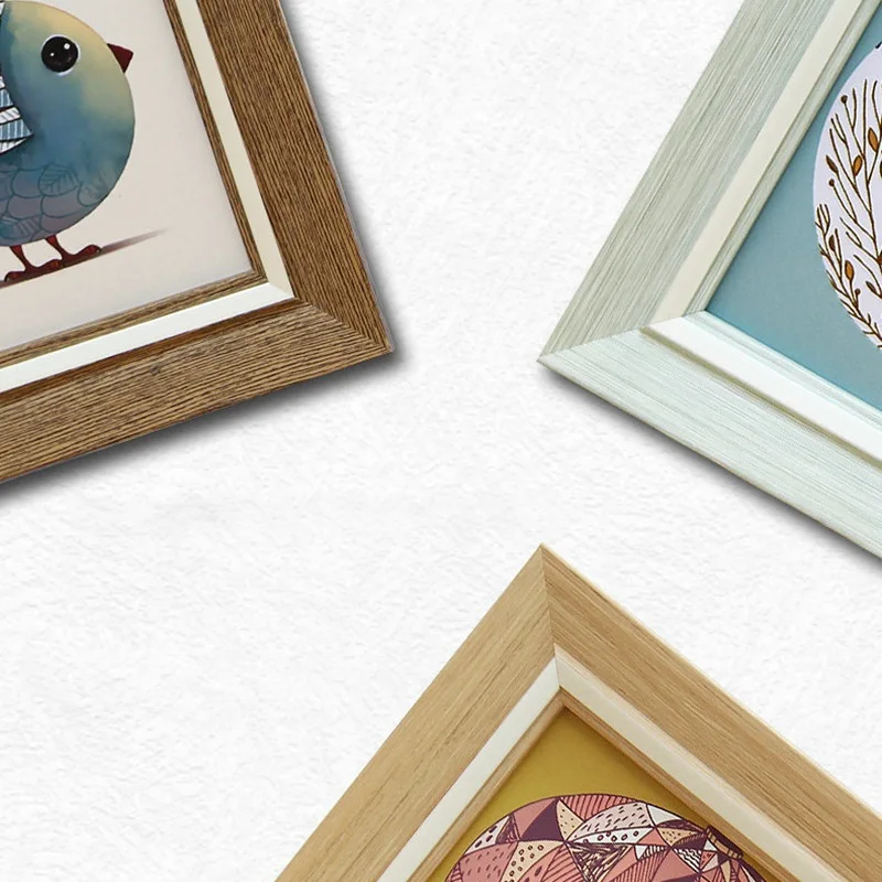 Деревянная рамка белая фоторамка Классическая Минималистичная настольная