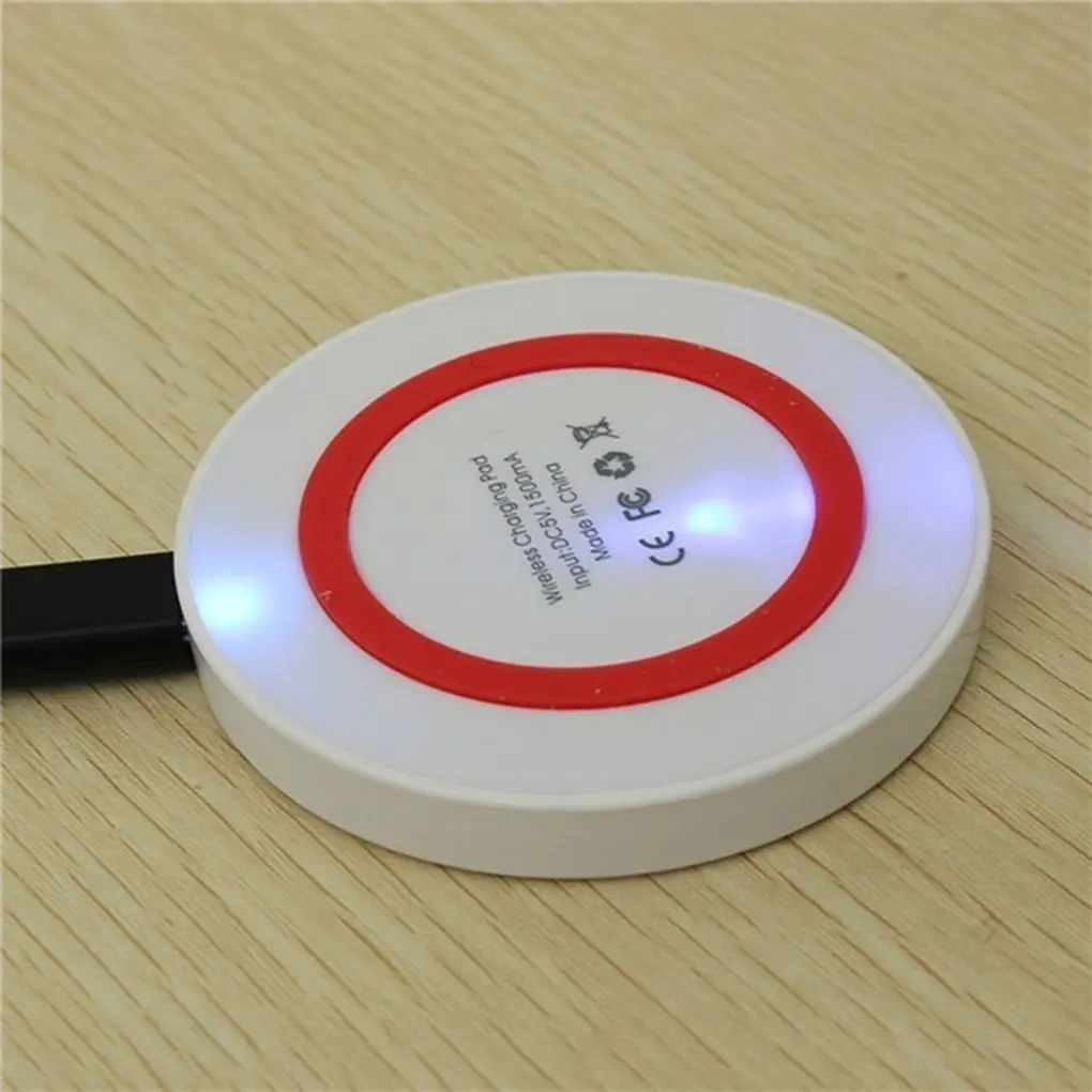 9 мм Толщина светодиодный индикатор беспроводной Mini USB Quick Зарядное устройство