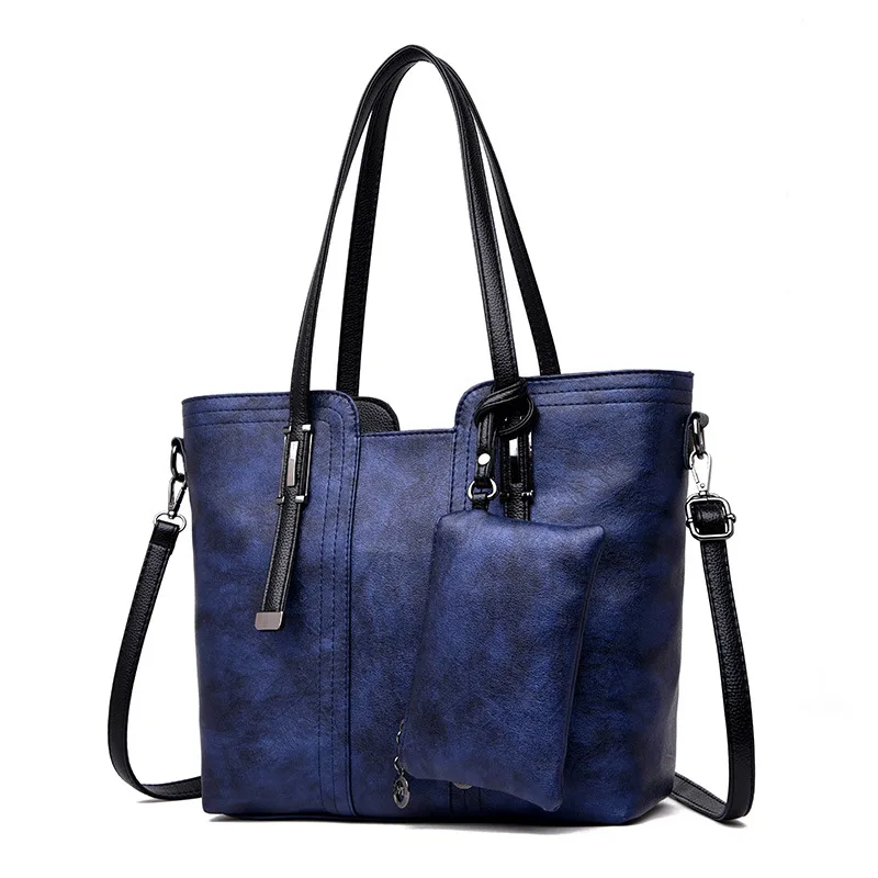 

Women Messenger Bags Leather Casual Tassel Handbags Female Designer Bag Vintage Big Size Tote Shoulder Bag High Quality bolsos