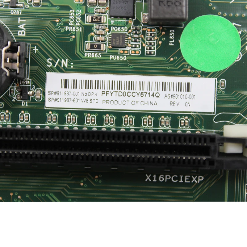 Для hp ProDesk 400 G4 MT рабочего Материнская плата 911987-601 911987-001 901010-001 аккумулятор большой емкости LGA 1151 DDR4 тестирование в целости