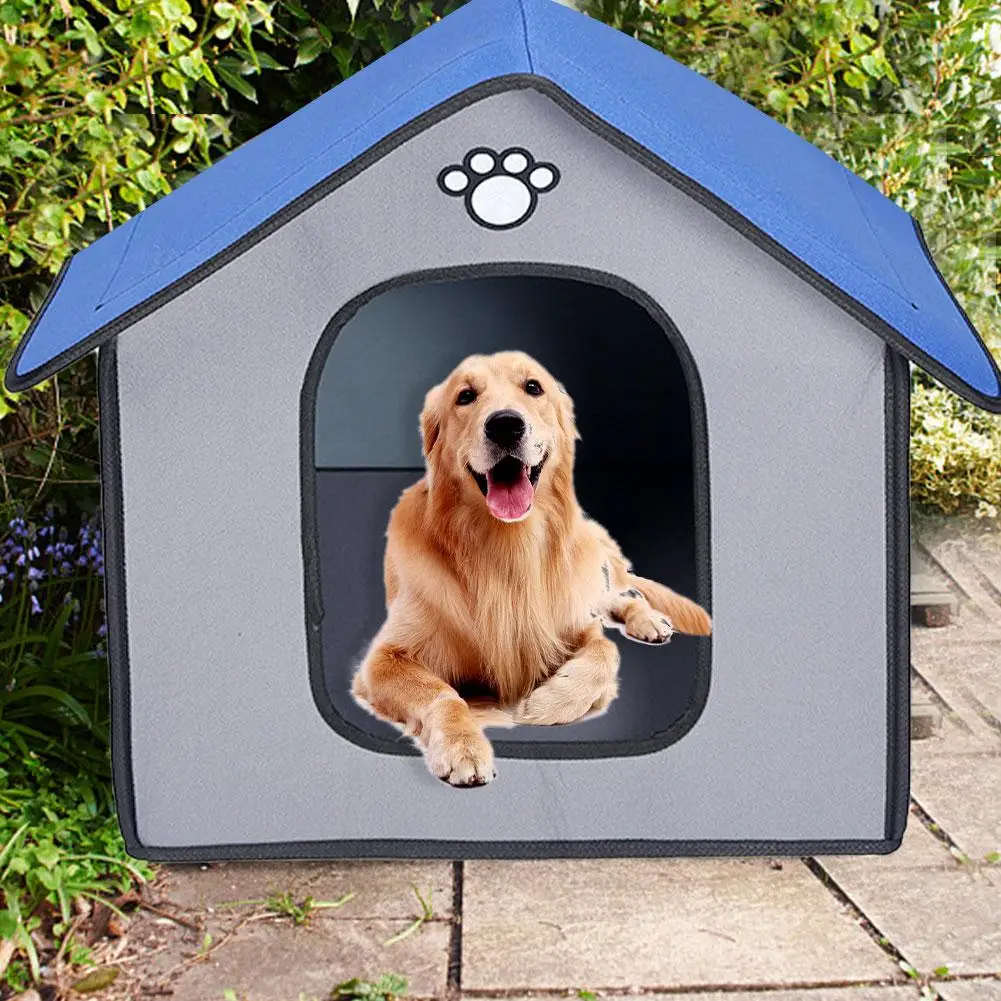 

Водонепроницаемый домик-Вольер и катушка для собак, со съемной внутренней подушкой