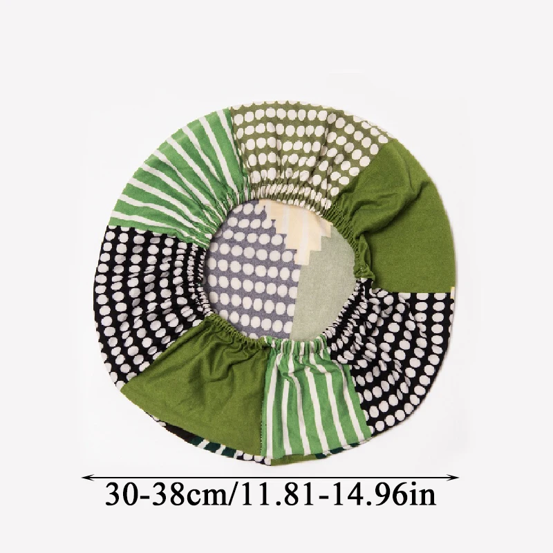 

Floral Printed Round Chair Cover Spandex Bar Stool Cover Elastic Seat Covers Home Chair Simple Stretch Chair Cover New Fashion