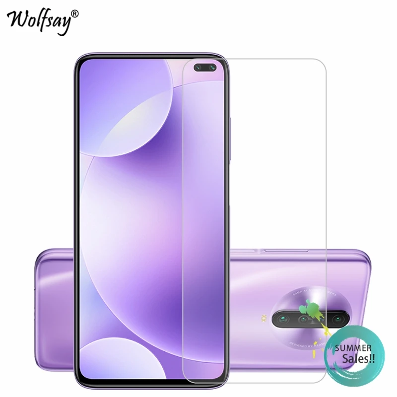 Protector de pantalla de vidrio templado para Xiaomi Redmi K30, pel&iacute;cula protectora de vidrio para Xiaomi Redmi K30, 2 uds.-0