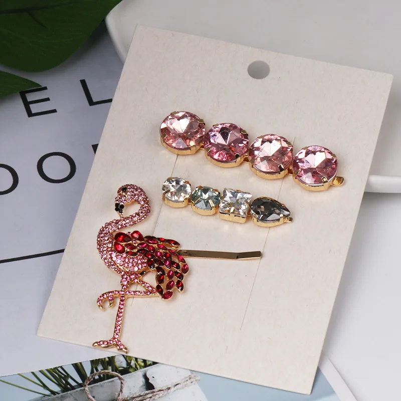 Женские заколки для волос с лебедем Розовые высококачественные аксессуары в