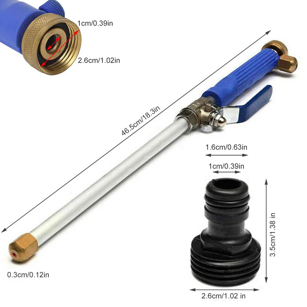 

Car High Pressure Water Spray Gun Power Water Gun With Nozzle Hose Tips Garden Cleaning Tools Auto Washing Spray Car Accessories