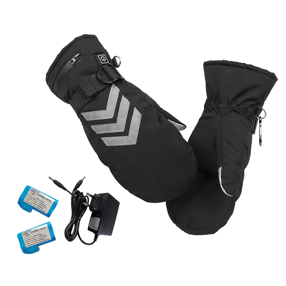 

Перчатки с электрическим подогревом для мужчин и женщин, перчатки с перезаряжаемой литиевой батареей, для зимнего кемпинга, походов