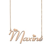 maxine name necklace custom name necklace for women girls best friends birthday wedding christmas mother days gift