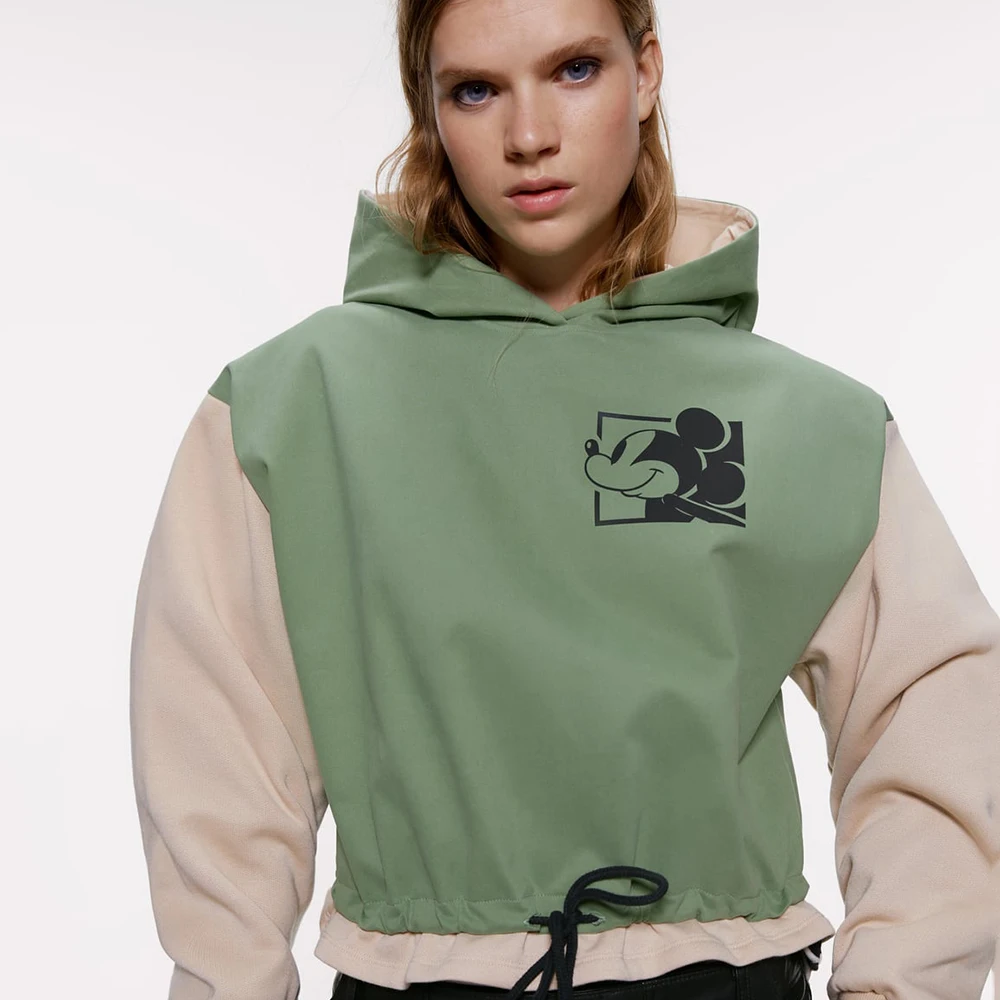 Новинка 2019 года толстовка с длинными рукавами и капюшоном принтом из мультфильма