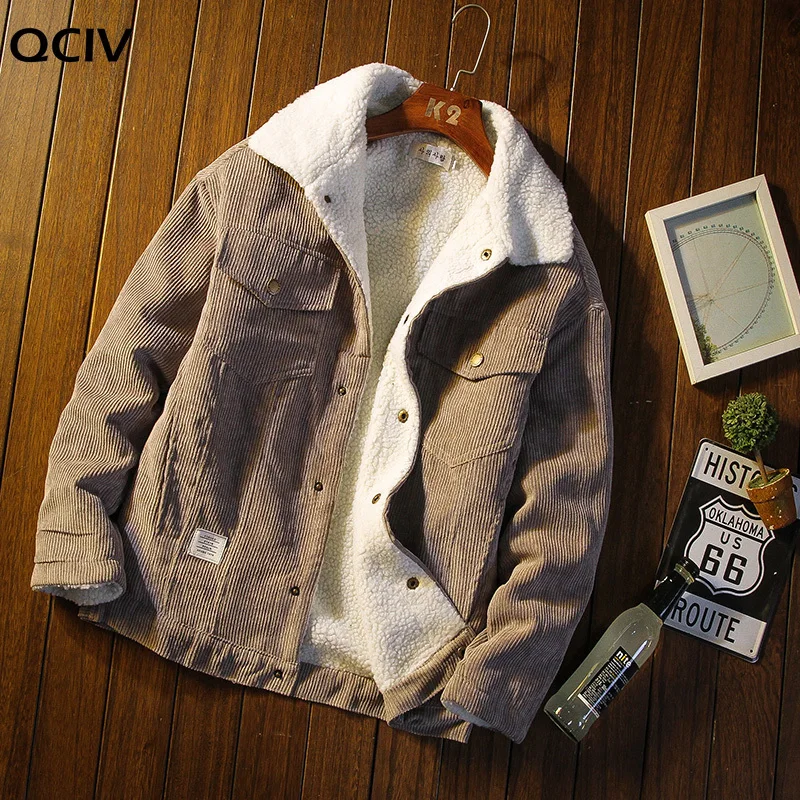 

Corduroy Jacket Men's Autumn and Winter Thick and Warm High-quality Men's Jacket Men's Casual Cotton Jacket Large Size 5XL