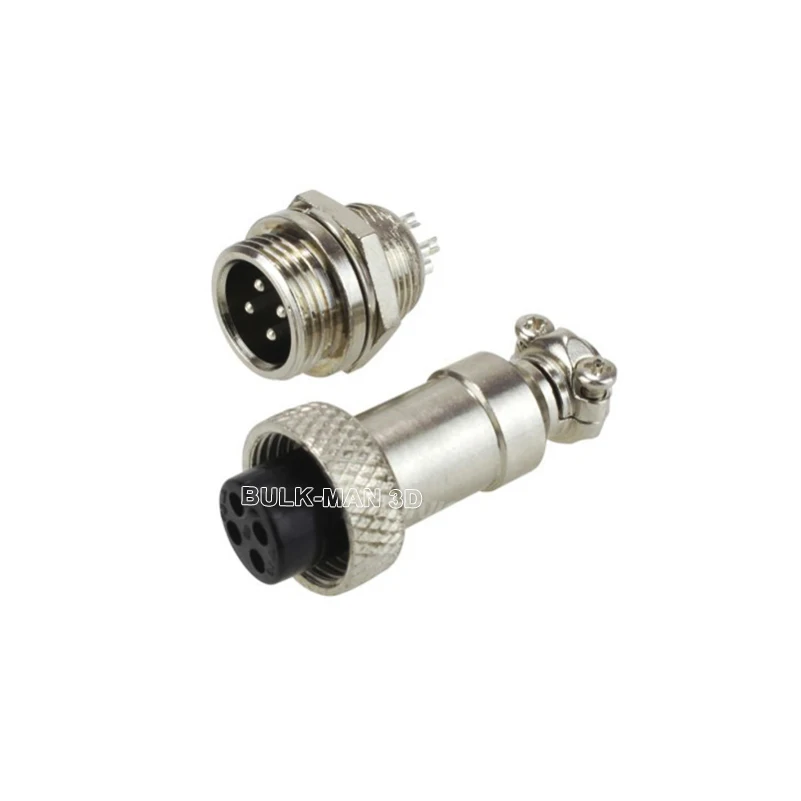 GX16 16 мм 4Pin 220В 20A мужской и женский разъем Электрический авиационный разъем|Детали