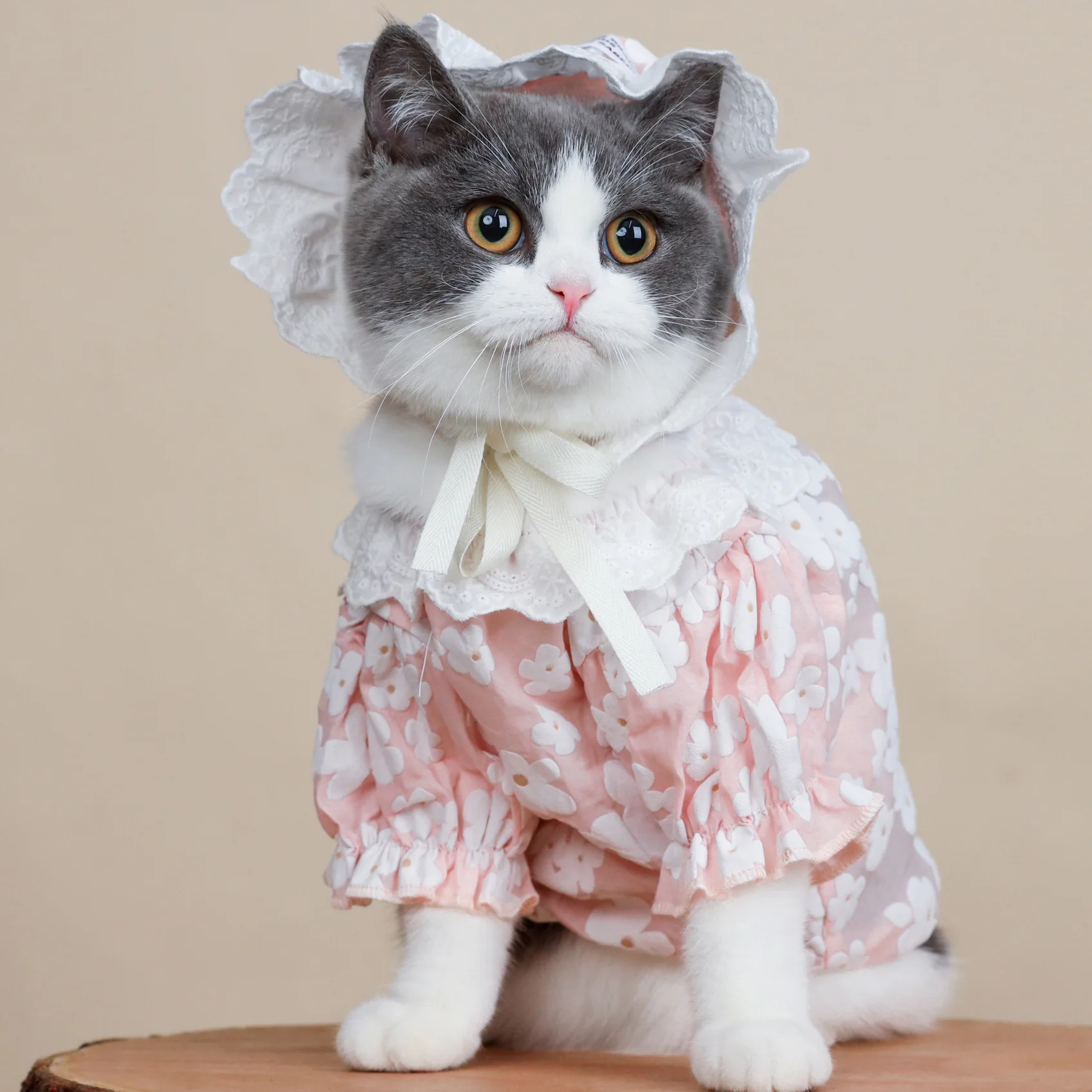 

Одежда для домашних животных, весна-лето, кружевная рубашка с цветами для собак, Тедди, шнауцер, мопс, Маленькая детская толстовка с капюшоно...